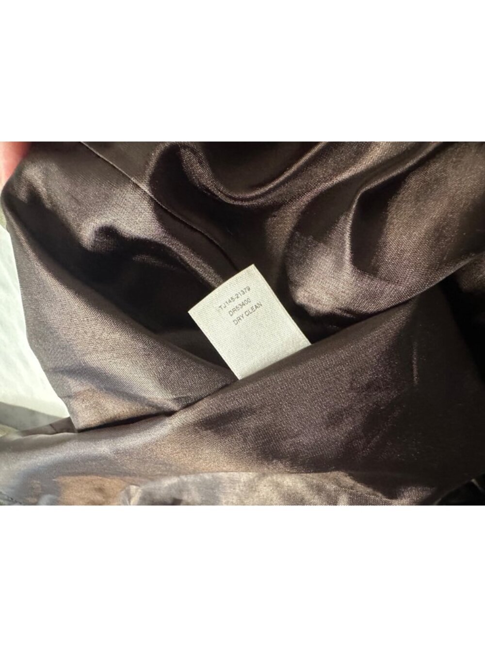 Vintage Pendleton 100% Wool Womens Olive Green Asymmetrical Button Midi Dress (6 - Picture 12 of 12